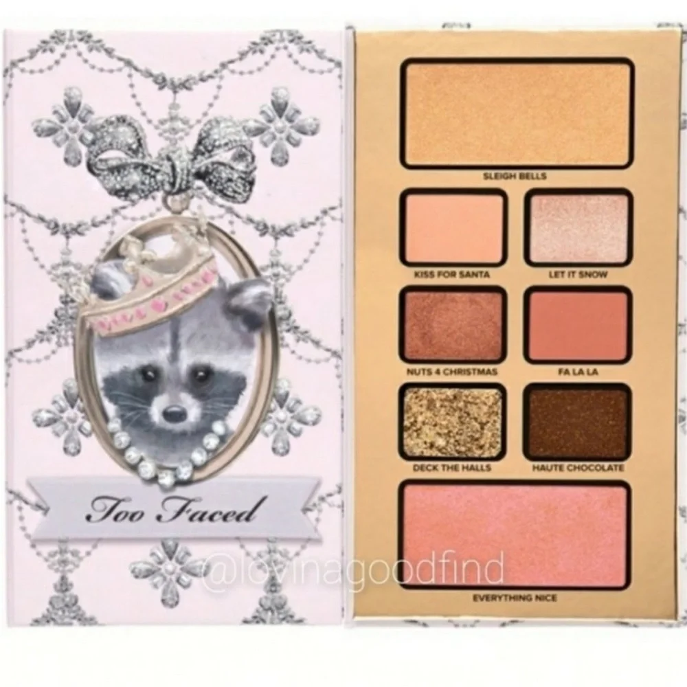 Too Faced Enchanted Wonderland RACCOON Palette NWT